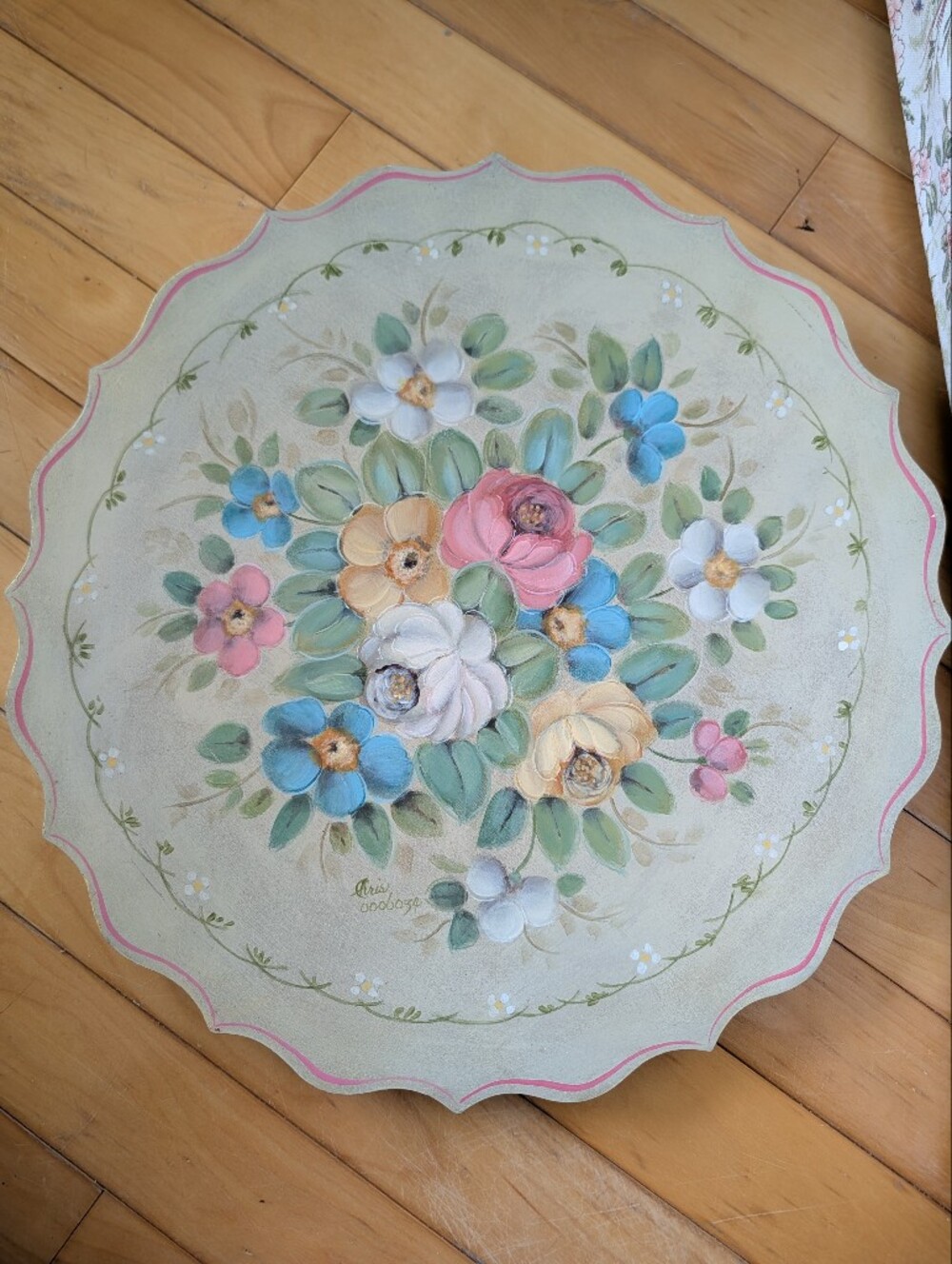 Hand painted Floral Wall Art